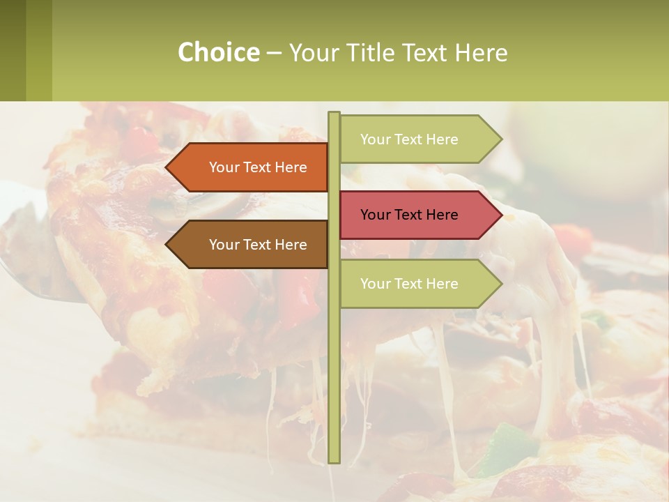 Lunch Tasty Junk PowerPoint Template
