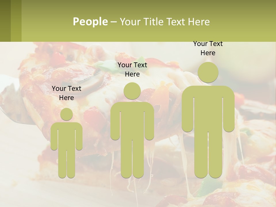 Lunch Tasty Junk PowerPoint Template