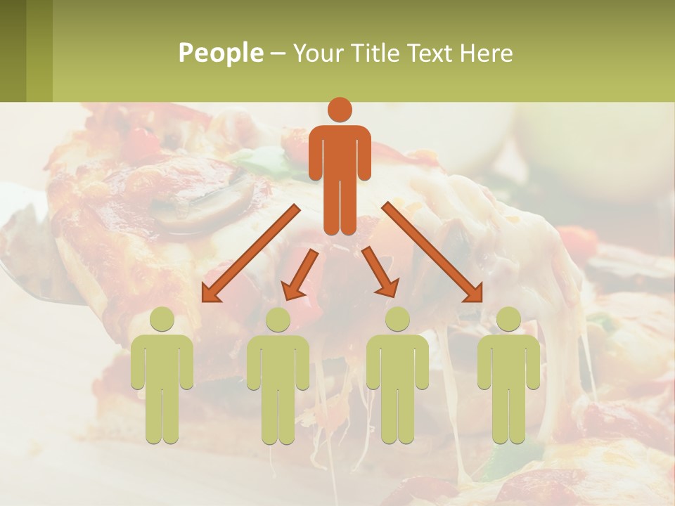 Lunch Tasty Junk PowerPoint Template