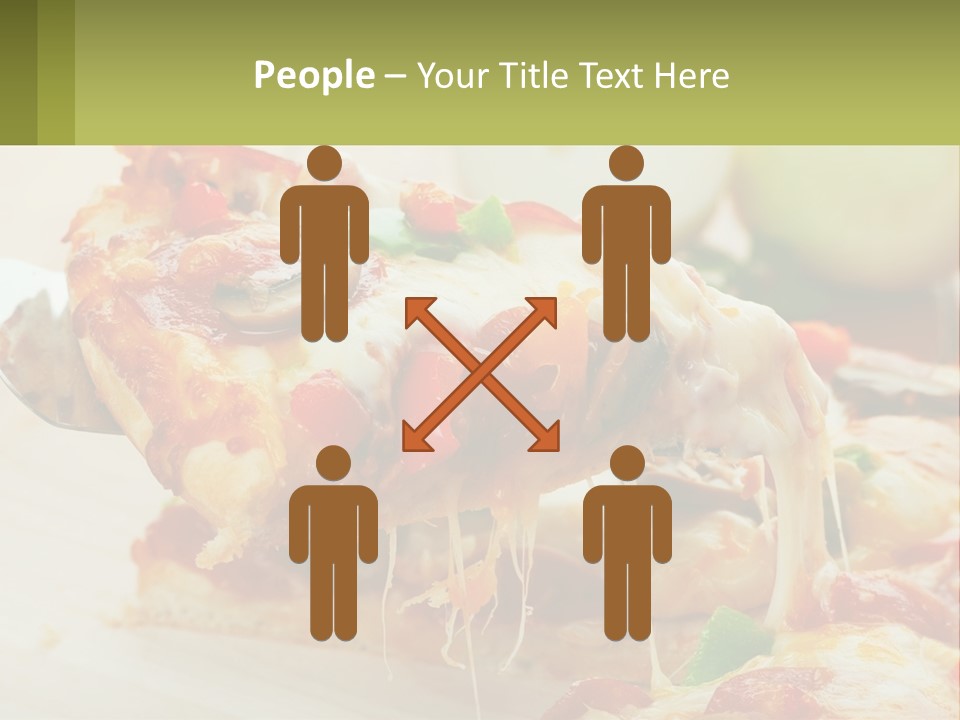 Lunch Tasty Junk PowerPoint Template