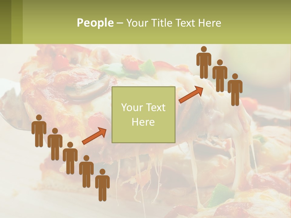 Lunch Tasty Junk PowerPoint Template