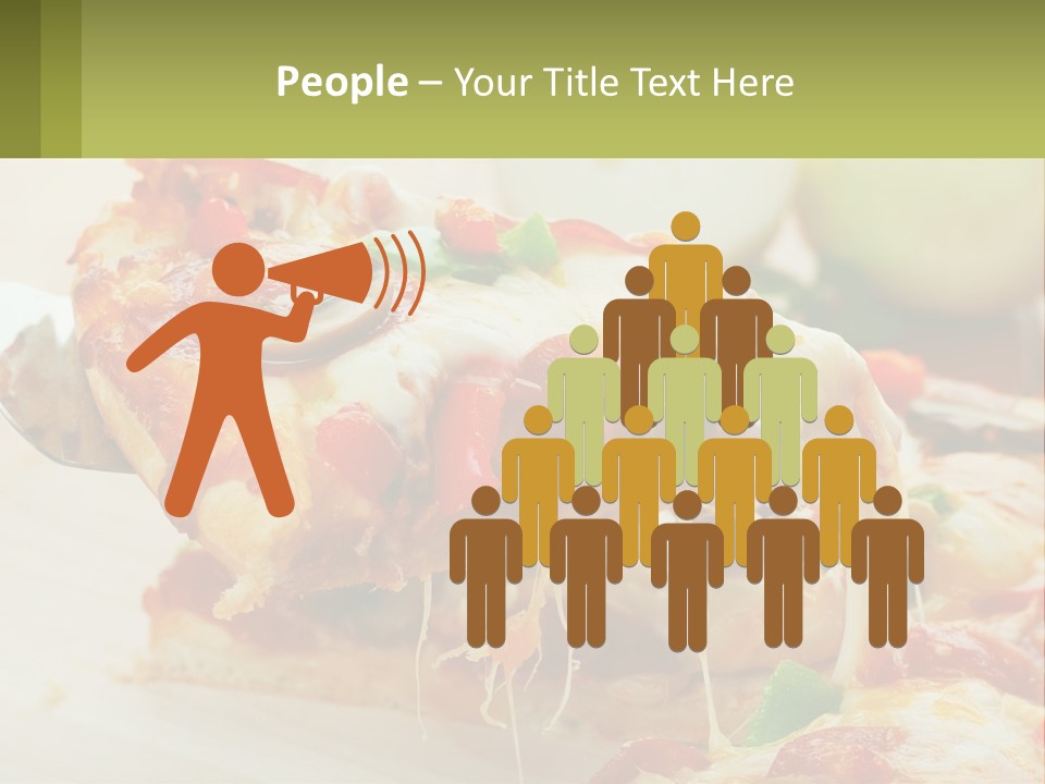 Lunch Tasty Junk PowerPoint Template