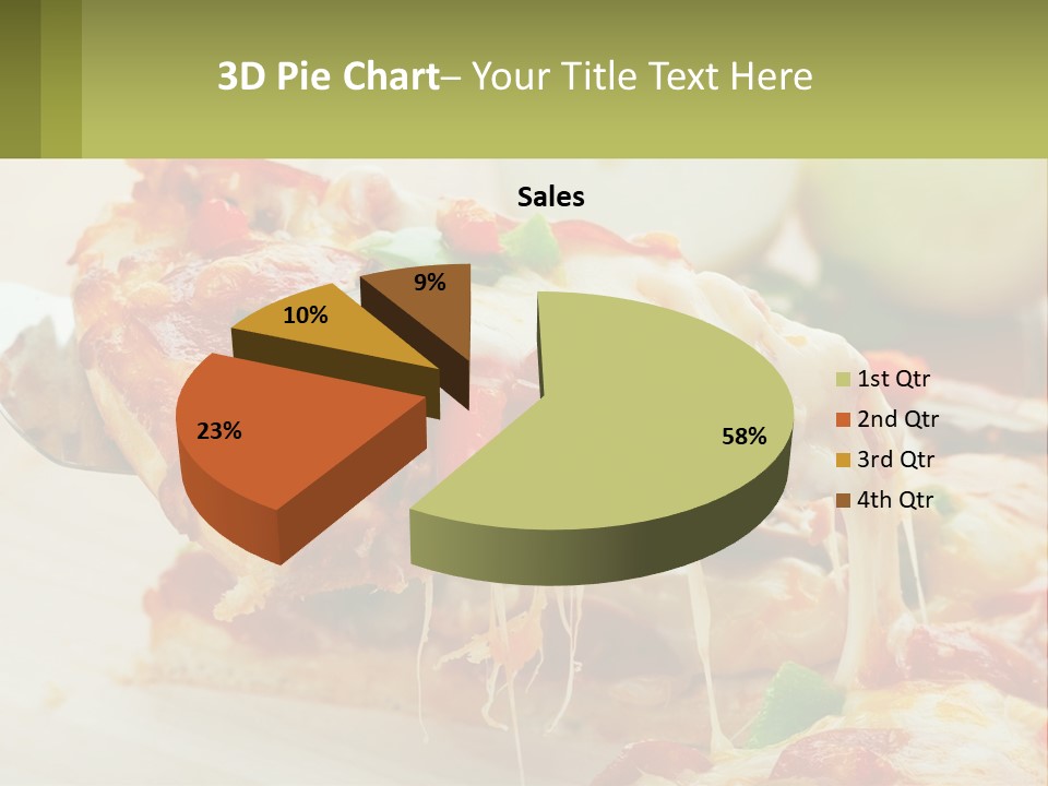 Lunch Tasty Junk PowerPoint Template