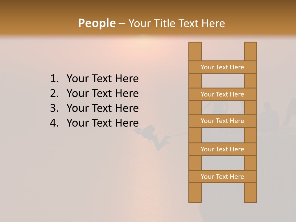 Moving Person Male PowerPoint Template