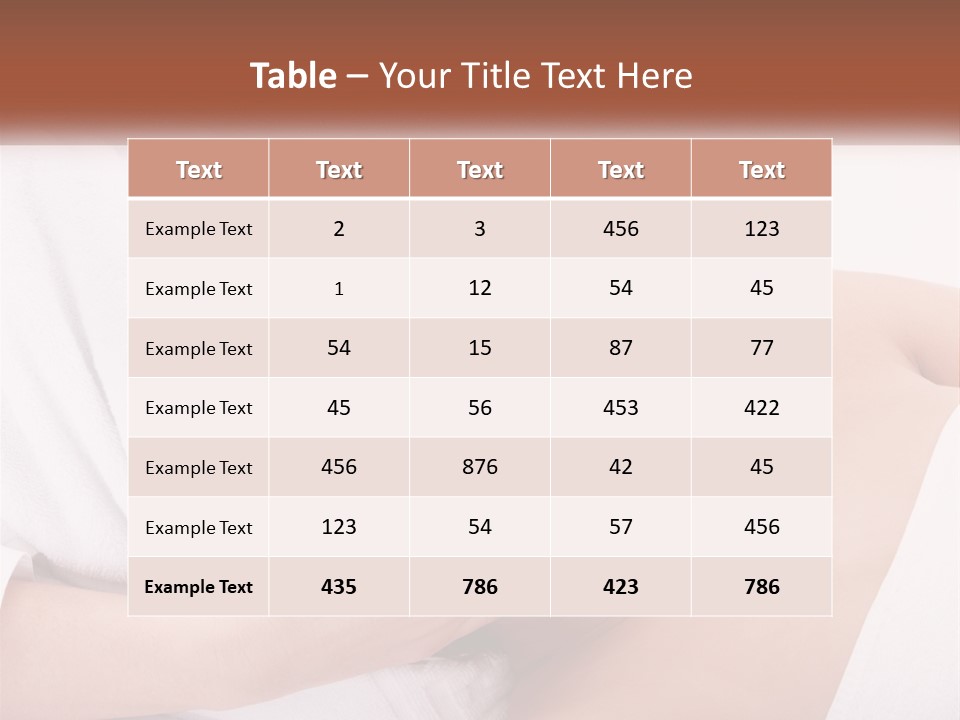 Therapy Natural Spa PowerPoint Template