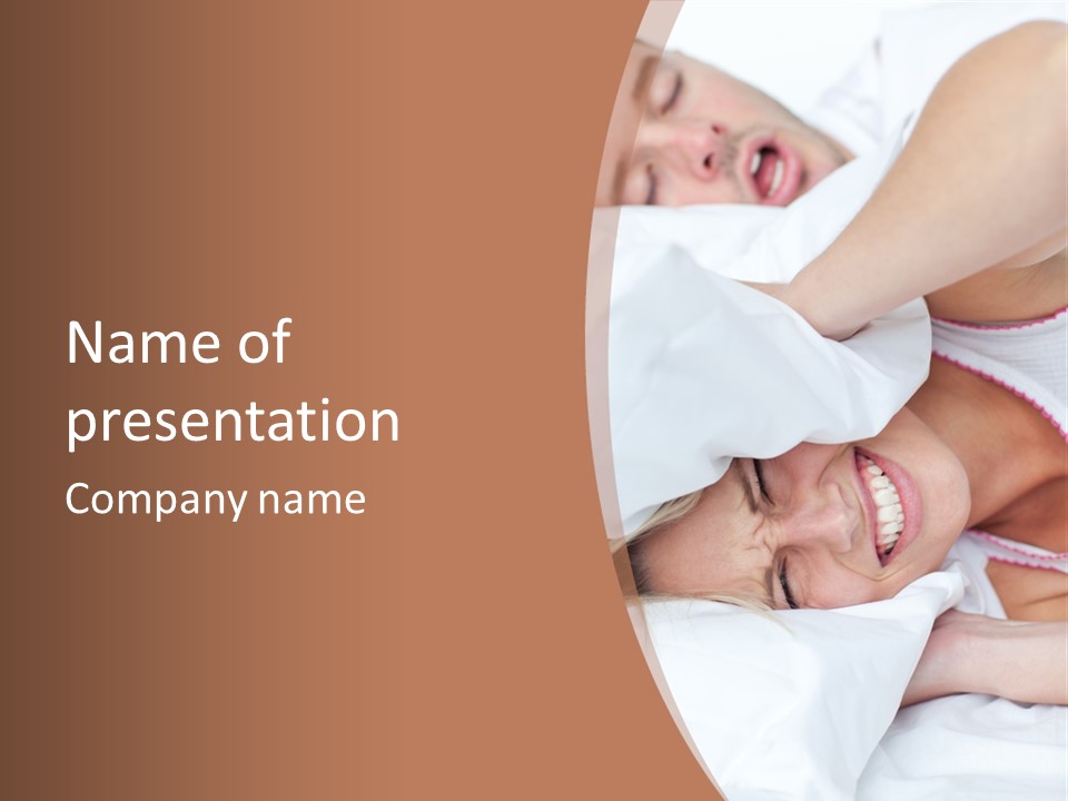 Noise Sleeper Loud PowerPoint Template