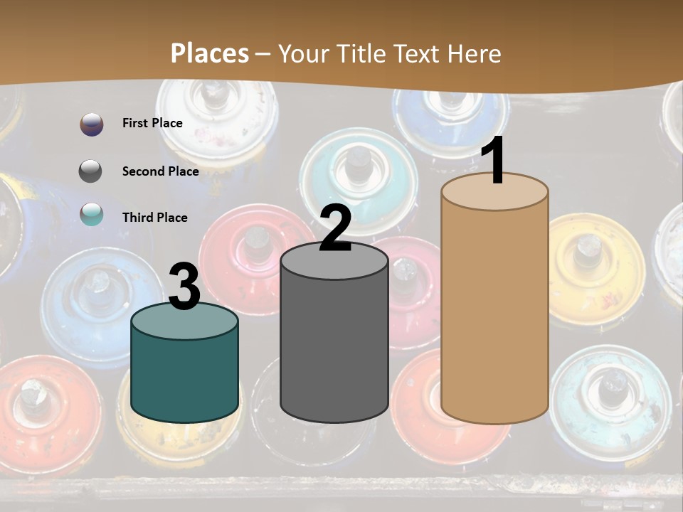 Artist House Rainbow PowerPoint Template