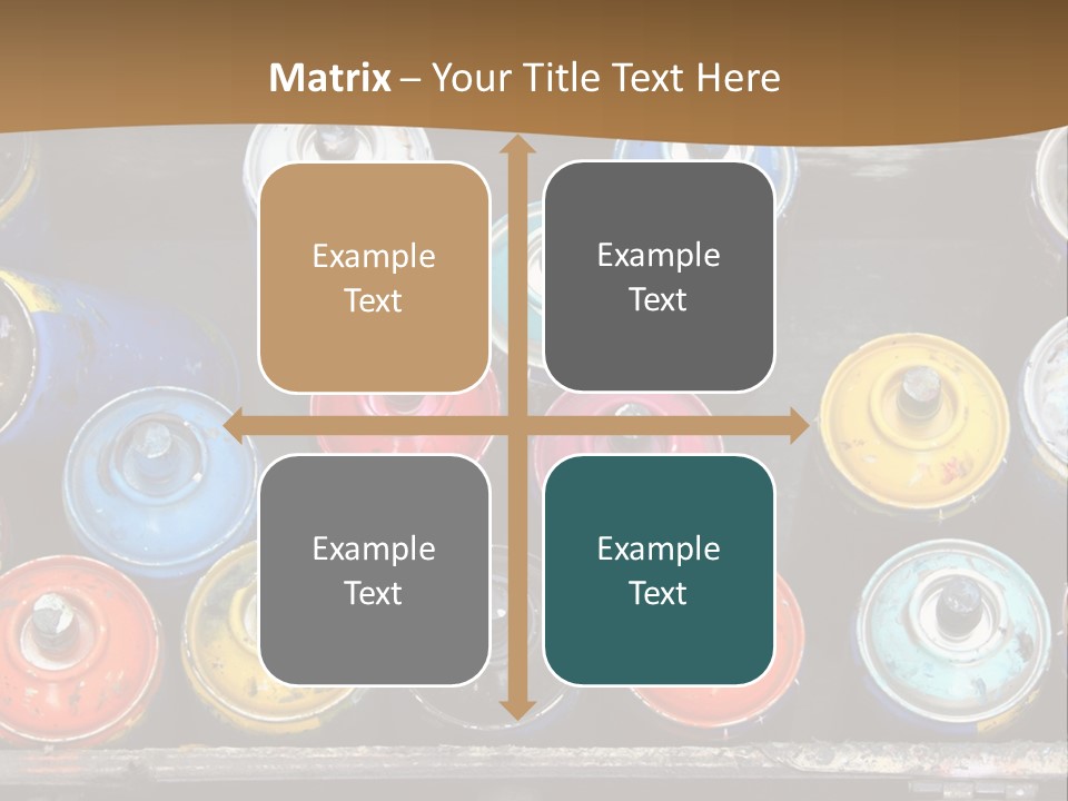 Artist House Rainbow PowerPoint Template