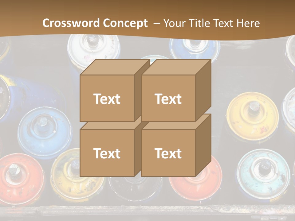 Artist House Rainbow PowerPoint Template