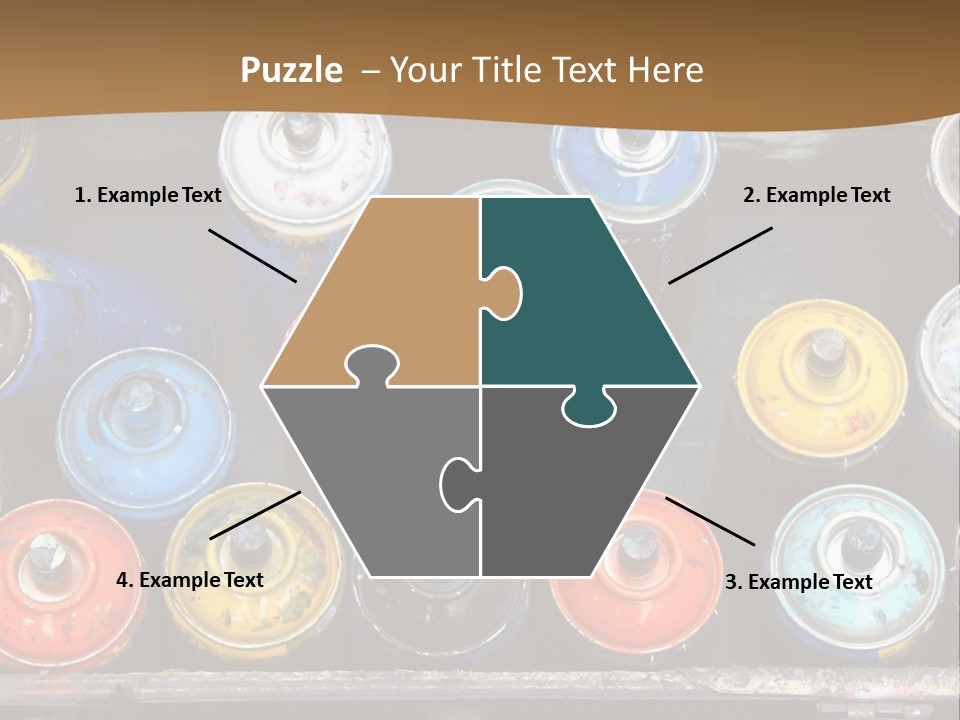 Artist House Rainbow PowerPoint Template