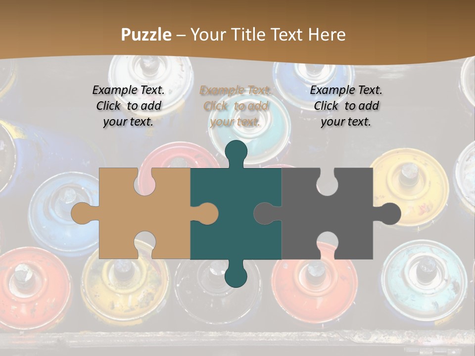 Artist House Rainbow PowerPoint Template