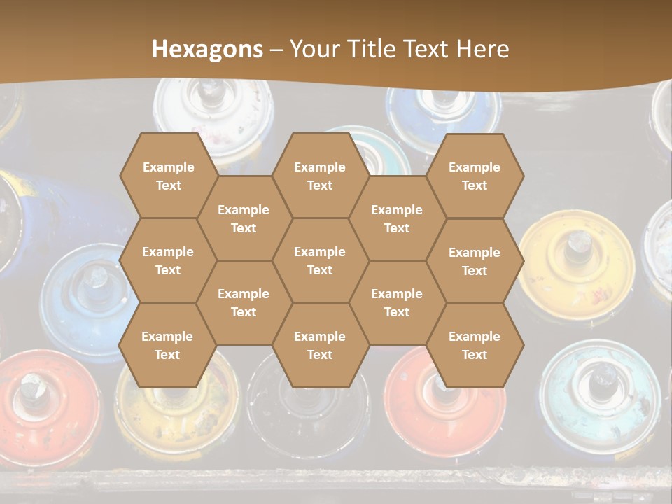 Artist House Rainbow PowerPoint Template