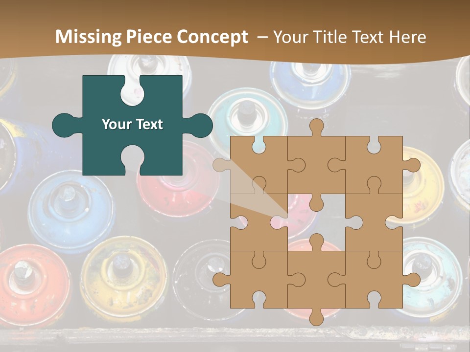 Artist House Rainbow PowerPoint Template