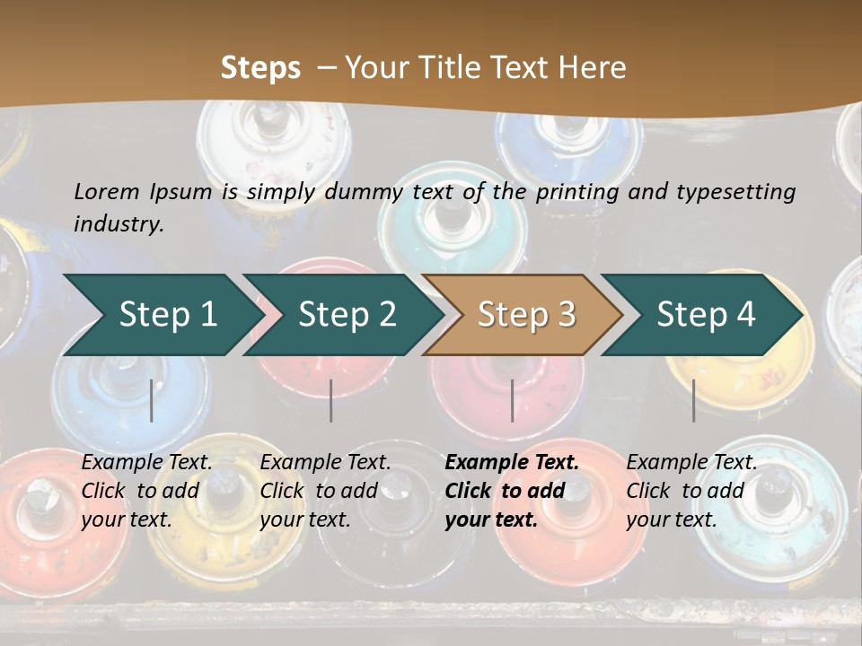 Artist House Rainbow PowerPoint Template