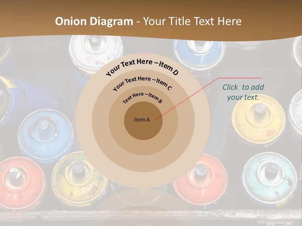 Artist House Rainbow PowerPoint Template