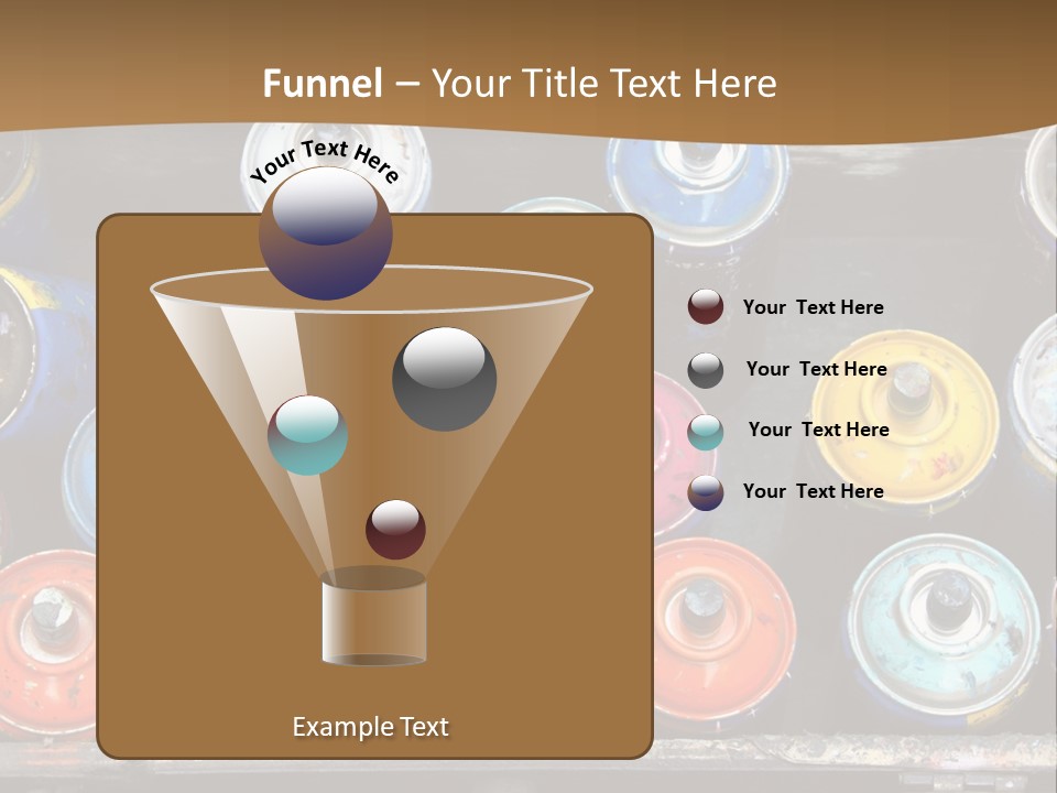 Artist House Rainbow PowerPoint Template