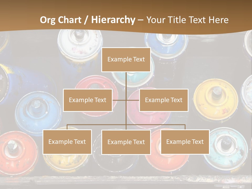 Artist House Rainbow PowerPoint Template