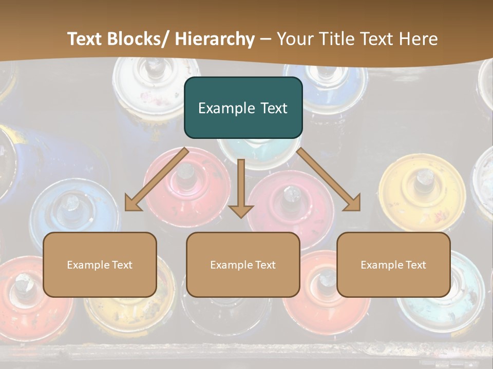 Artist House Rainbow PowerPoint Template