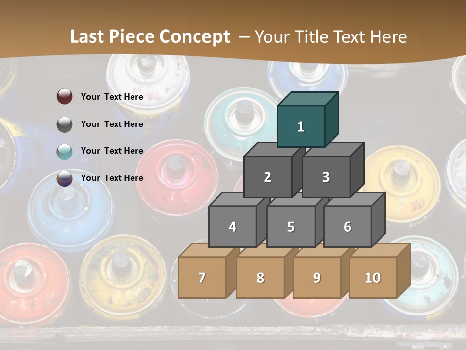 Artist House Rainbow PowerPoint Template