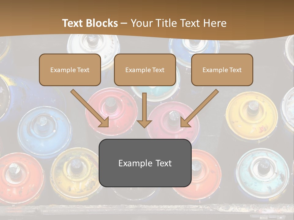 Artist House Rainbow PowerPoint Template