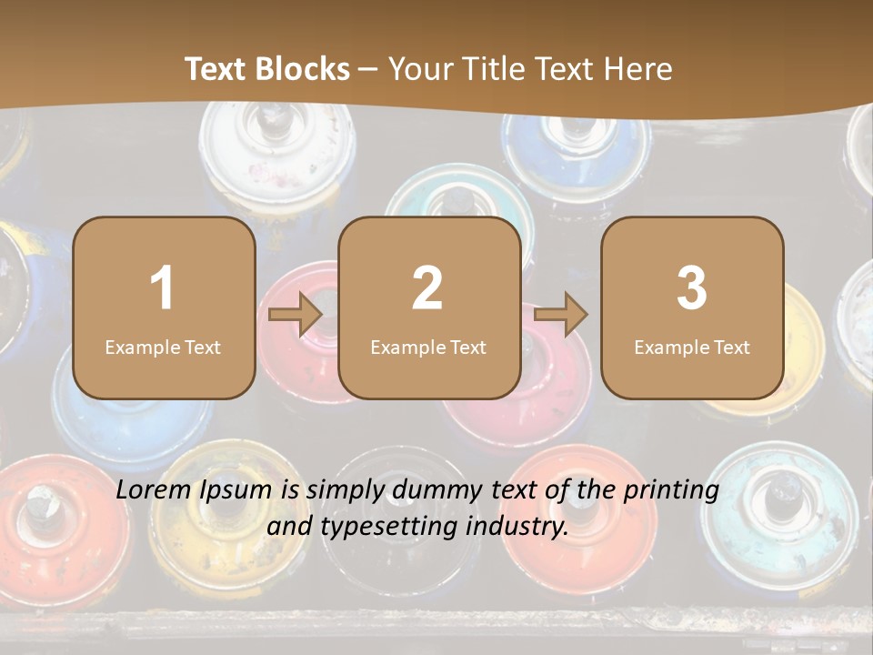 Artist House Rainbow PowerPoint Template