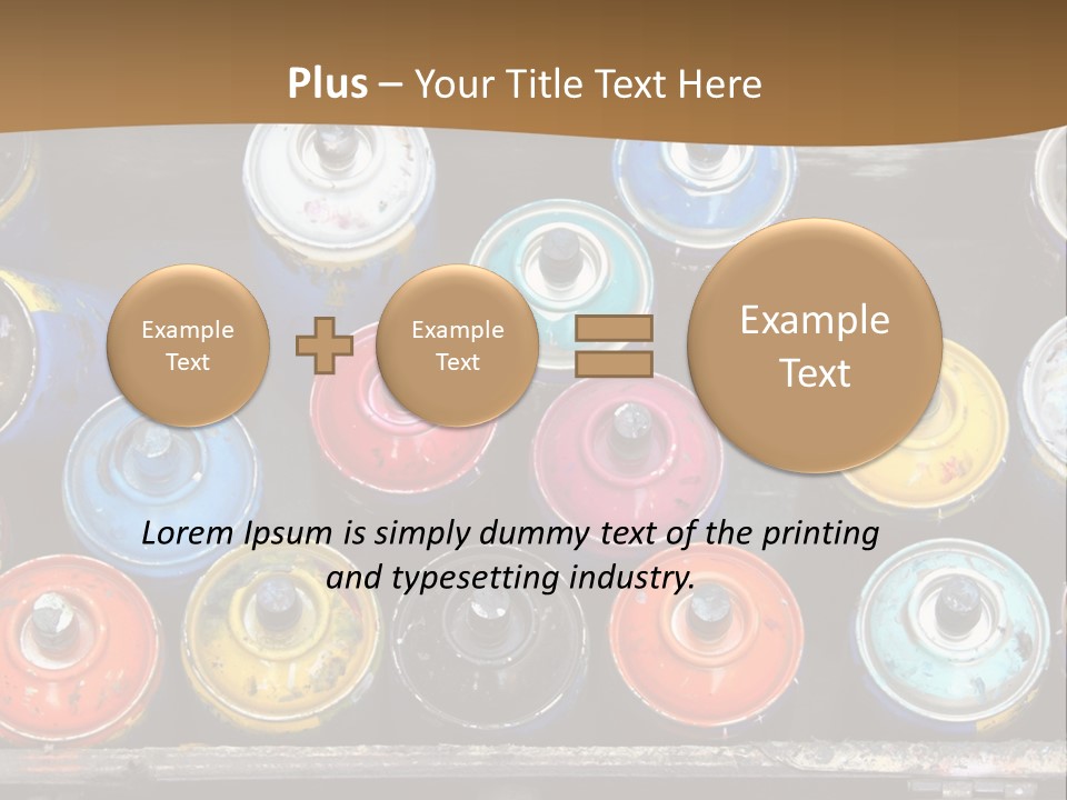 Artist House Rainbow PowerPoint Template