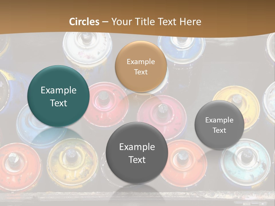 Artist House Rainbow PowerPoint Template