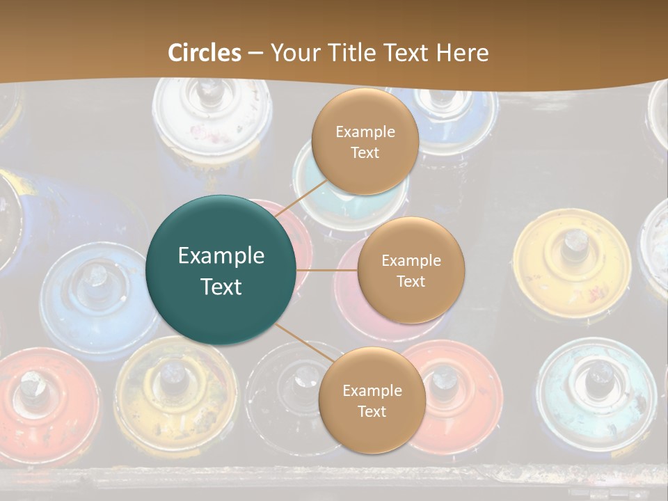 Artist House Rainbow PowerPoint Template