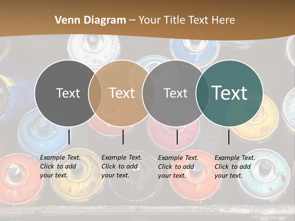 Artist House Rainbow PowerPoint Template