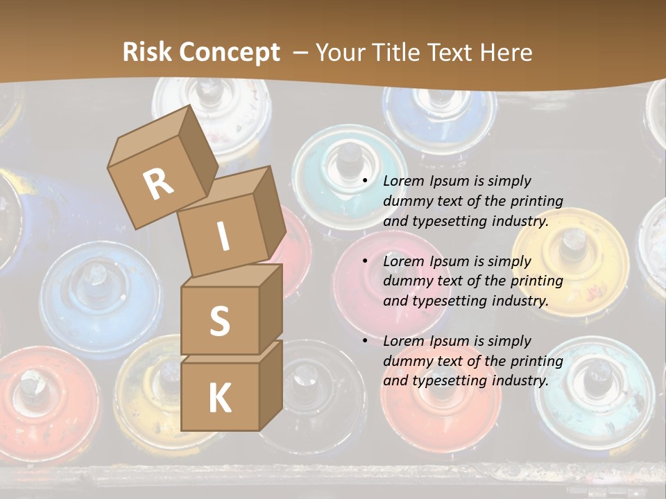 Artist House Rainbow PowerPoint Template