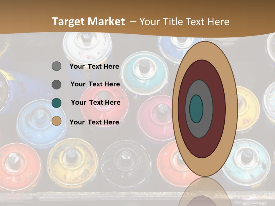 Artist House Rainbow PowerPoint Template