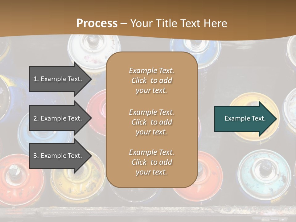 Artist House Rainbow PowerPoint Template
