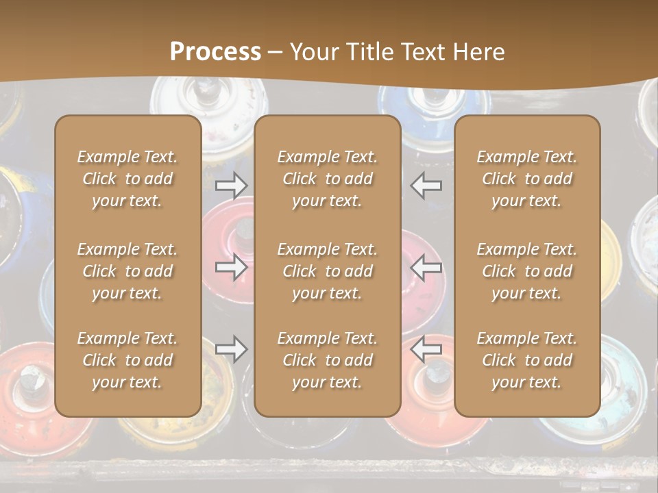 Artist House Rainbow PowerPoint Template
