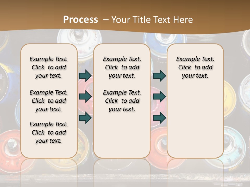 Artist House Rainbow PowerPoint Template