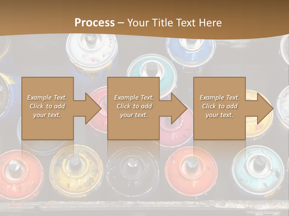 Artist House Rainbow PowerPoint Template