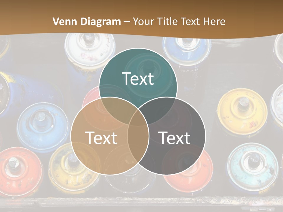 Artist House Rainbow PowerPoint Template