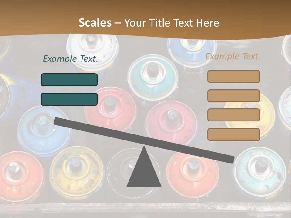 Artist House Rainbow PowerPoint Template