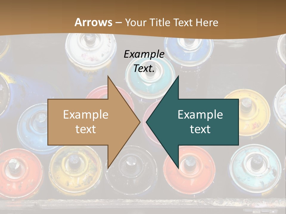 Artist House Rainbow PowerPoint Template