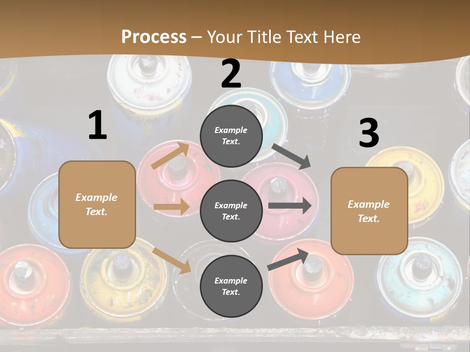 Artist House Rainbow PowerPoint Template