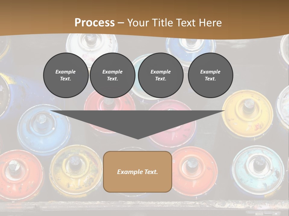 Artist House Rainbow PowerPoint Template