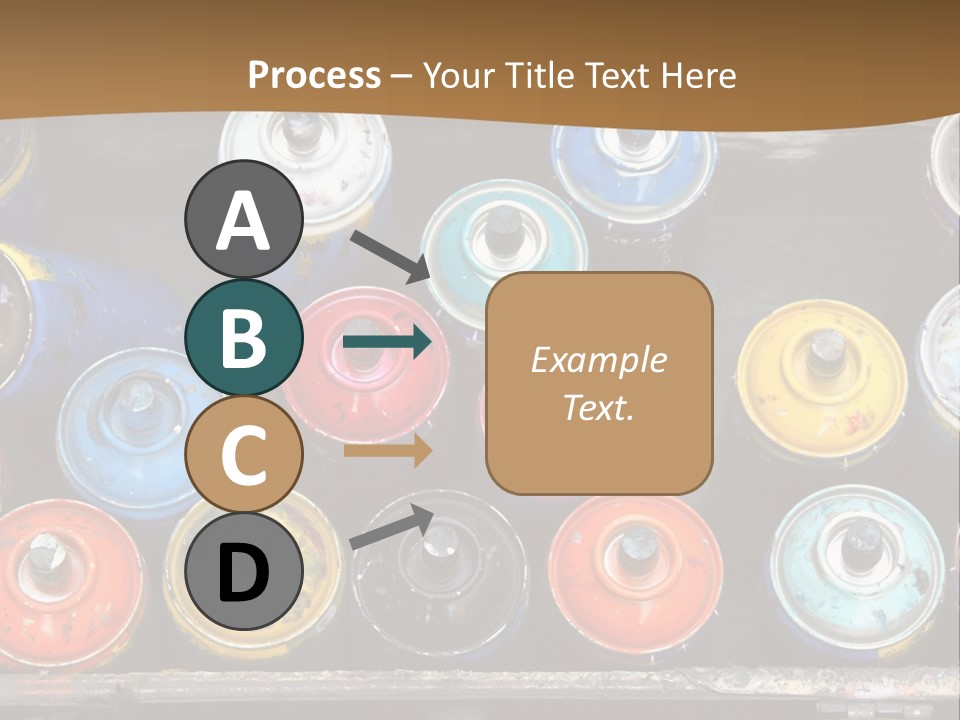Artist House Rainbow PowerPoint Template