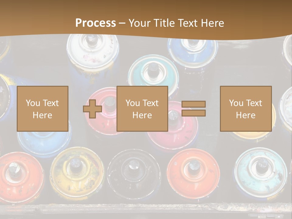 Artist House Rainbow PowerPoint Template