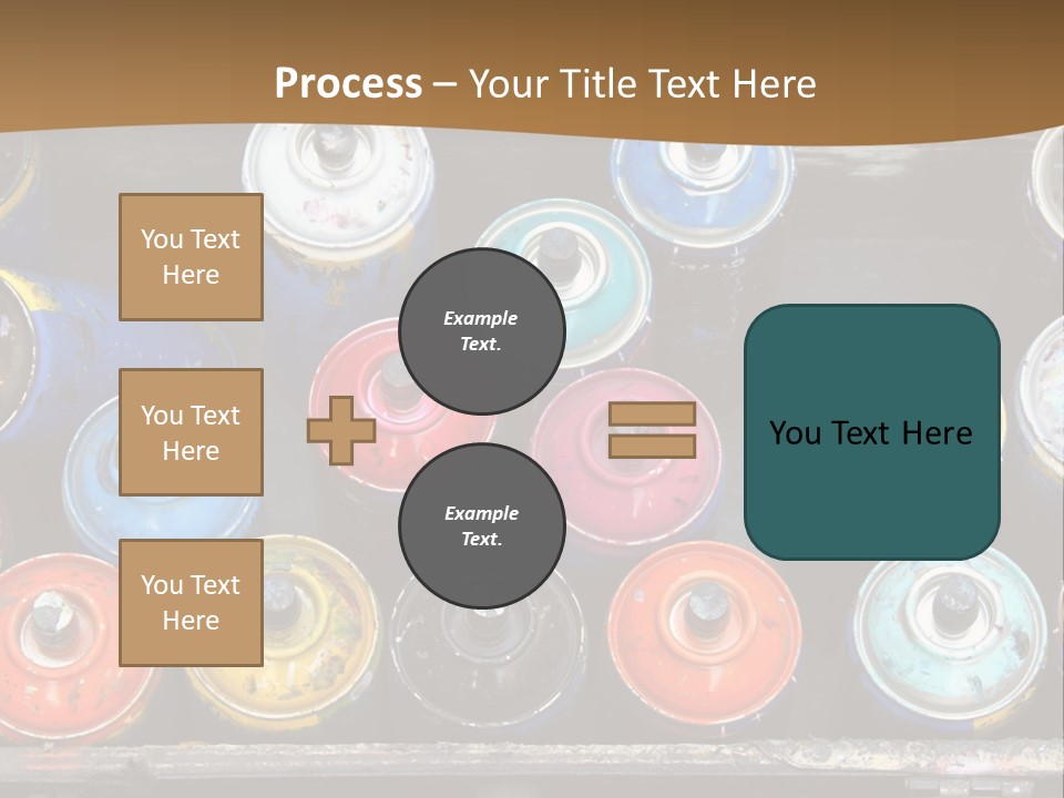 Artist House Rainbow PowerPoint Template