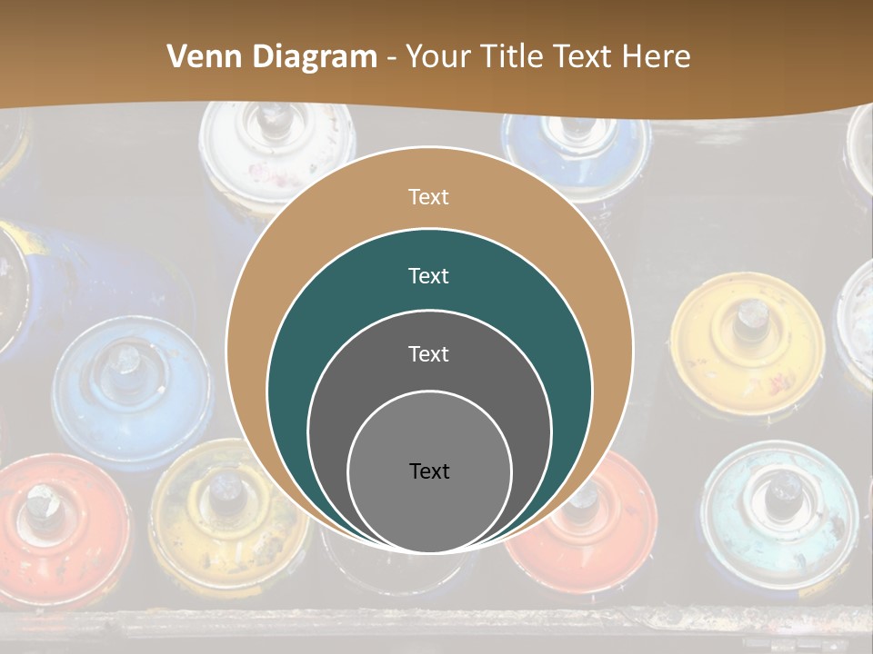 Artist House Rainbow PowerPoint Template