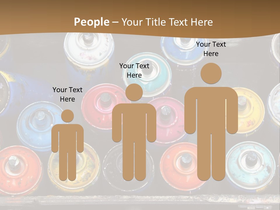 Artist House Rainbow PowerPoint Template