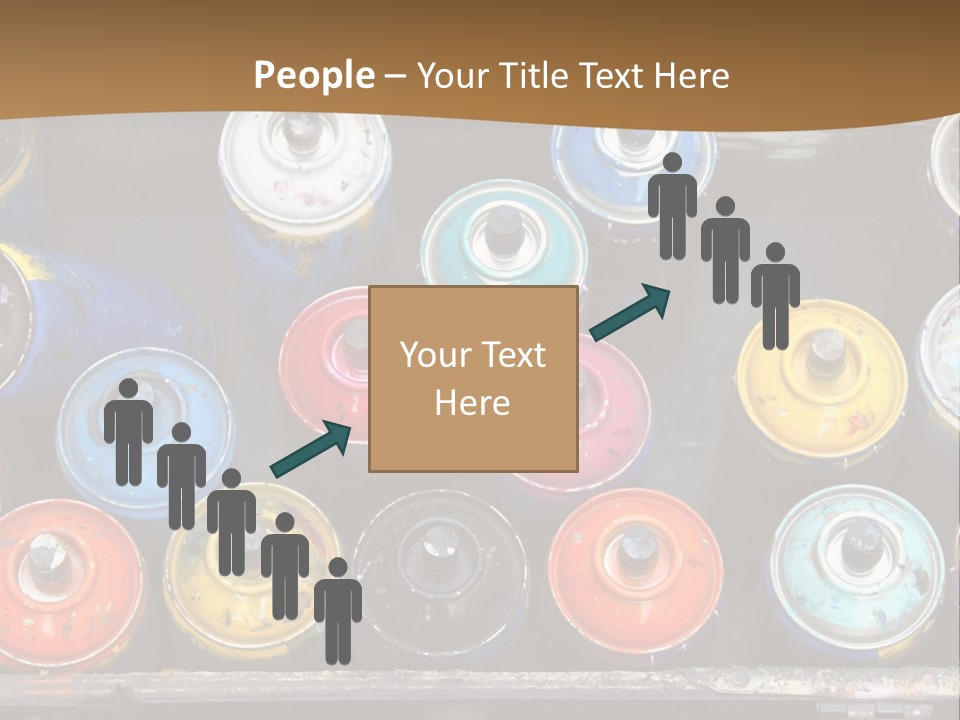 Artist House Rainbow PowerPoint Template