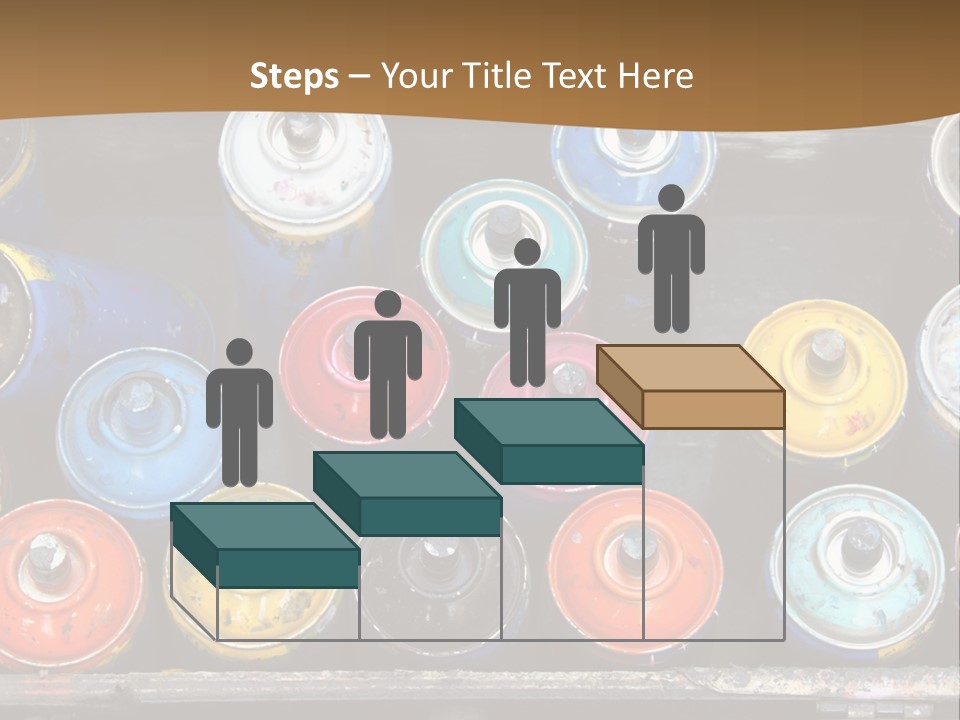 Artist House Rainbow PowerPoint Template