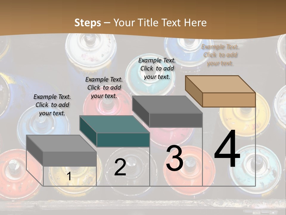 Artist House Rainbow PowerPoint Template