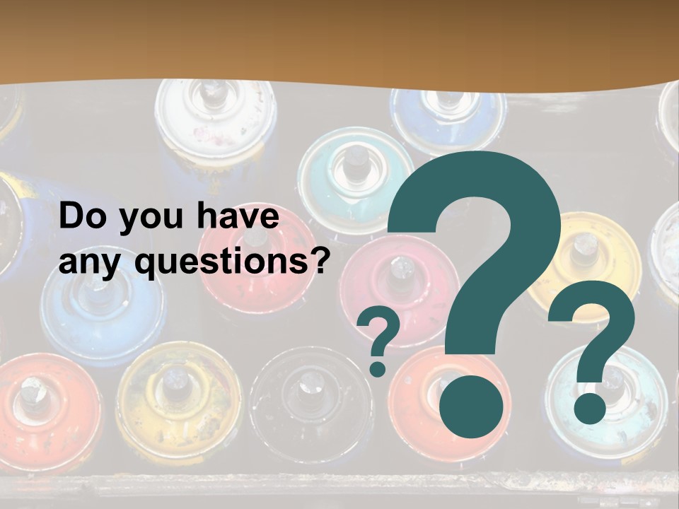 Artist House Rainbow PowerPoint Template