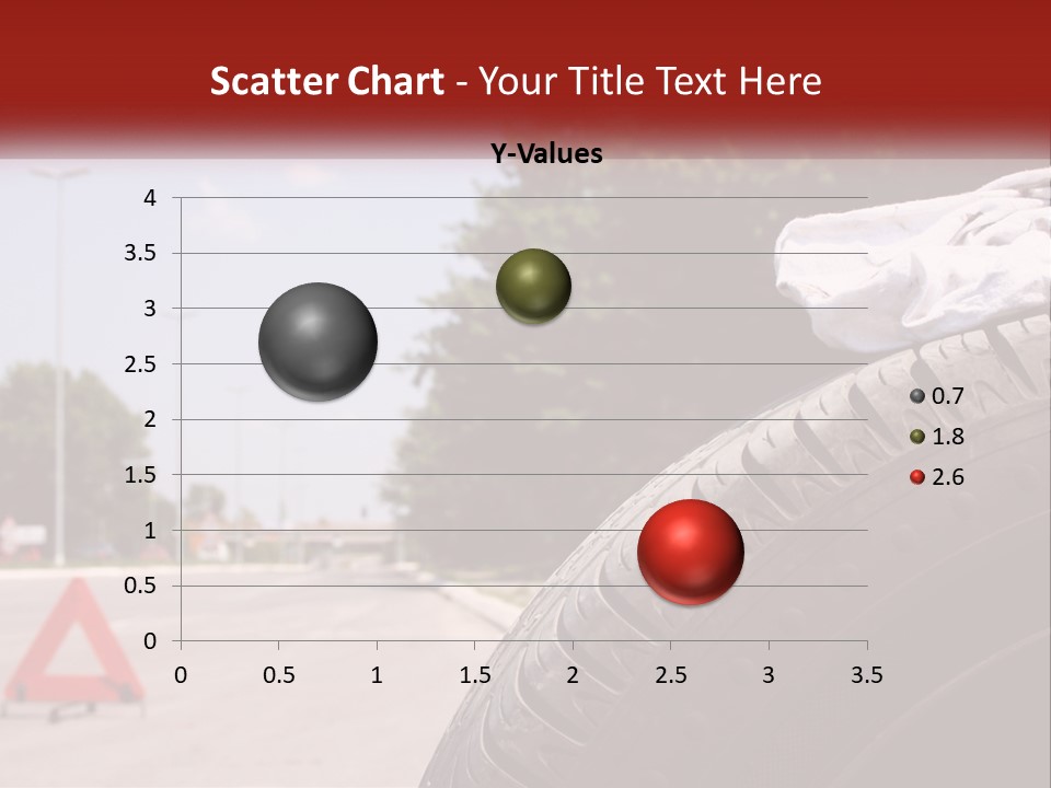 Land Travel Red PowerPoint Template
